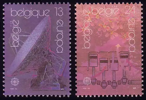 Union européenne 1988 Belgique 2335-2336, taux ** / NH