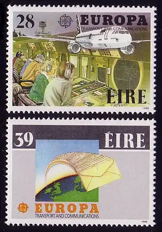 Union européenne 1988 Irlande 650-651, taux ** / NHM