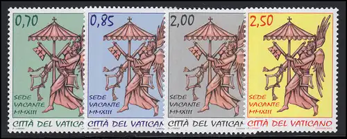 1762-1765 Sede Vacante - Amtsverzicht und Papstwahl 2013, Satz ** / MNH