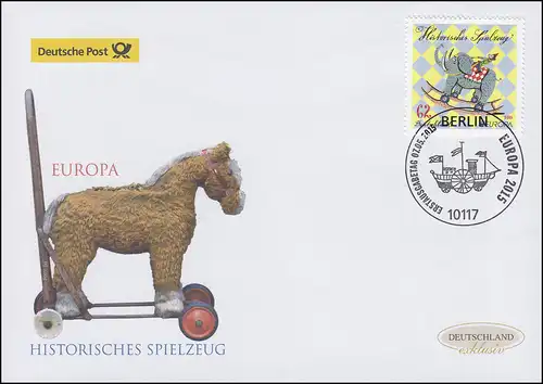 3152 EUROPA - Historisches Spielzeug, Schmuck-FDC Deutschland exklusiv
