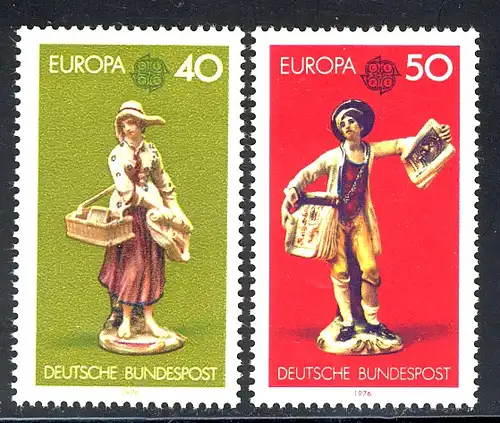 Union européenne 1976 République fédérale d'Allemagne 890-891, taux ** / NHM