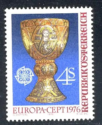Union européenne 1976 Autriche 1516, marque ** / MNH