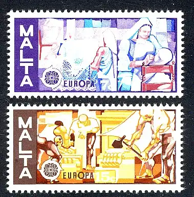 Europaunion 1976 Malta 532-533, Satz ** / MNH