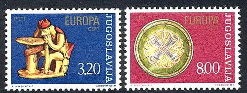 Union européenne 1976 Yougoslavie 1635-1636, taux ** / NPF