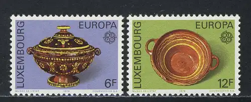 Union européenne 1976 Luxembourg 928-929, taux ** / NHM