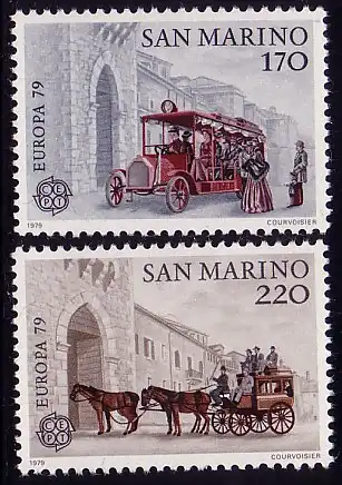 Europaunion 1979 San Marino 1172-1173, Satz ** / MNH