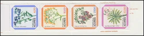 Portugal-Açores - Carnets de marques 2 Fleurs 1982, **/ MNH