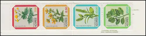 Portugal-Açores - Carnets de marques 1 Fleurs 1981, **/ MNH