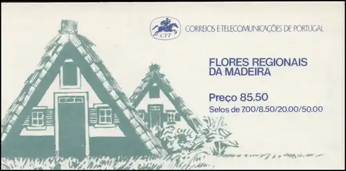 Portugal-Madeira - Carnets de marques 1 Fleurs 1981, ** / MNH