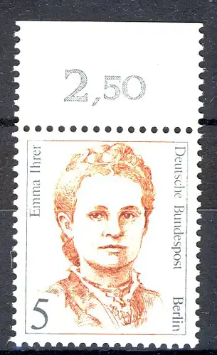 833 Frauen 5 Pf Oberrand ** postfrisch