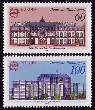 Europaunion 1990 Bundesrepublik 1461-1462, Satz ** / MNH