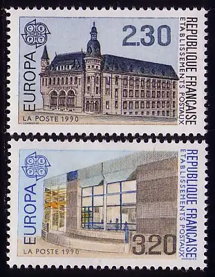 Union européenne 1990 France 2770-2771, taux ** / NHM