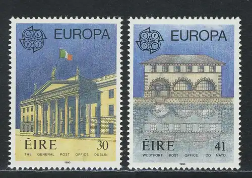 Europaunion 1990 Irland 716-717, Satz ** / MNH