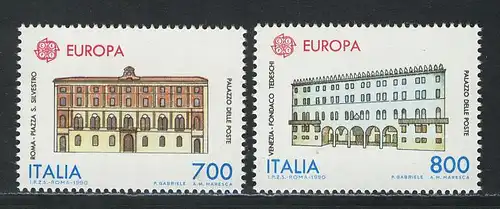 Union européenne 1990 Italie 2150-2151, taux ** / NHM