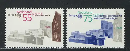 Union européenne 1990 Pays-Bas 1386-1387, taux ** / NHM