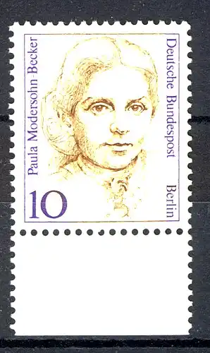 806 Frauen 10 Pf Unterrand ** postfrisch