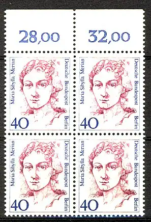 788 femmes 40 Pf OR-Quaterbl. ** post-fraîchissement