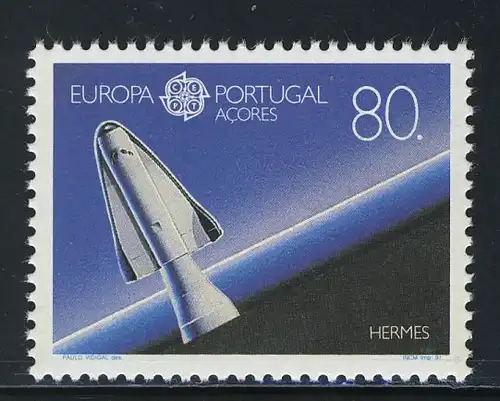 Europaunion 1991 Portugal-Azoren 415, Marke ** / MNH