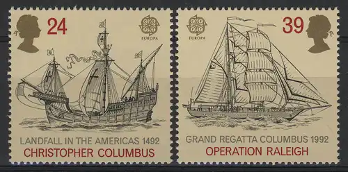 Union européenne 1992 Royaume-Uni 1400-1401, taux ** / NHM