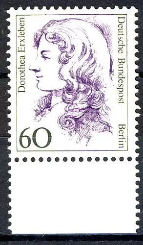 824 Frauen 60 Pf Unterrand ** postfrisch