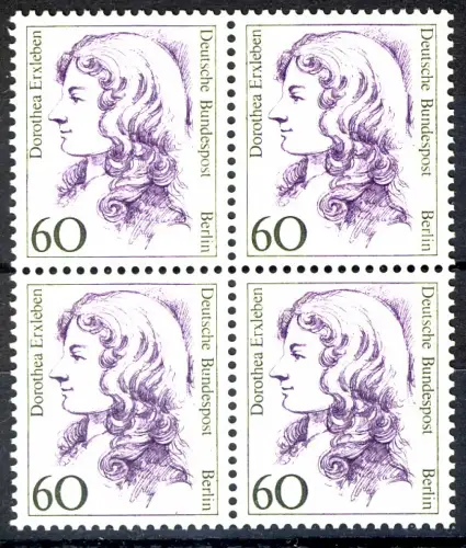 824 femmes 60 pfen Quadruple ** frais de port