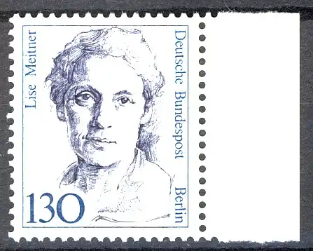 812 Frauen 130 Pf Seitenrand re. ** postfrisch