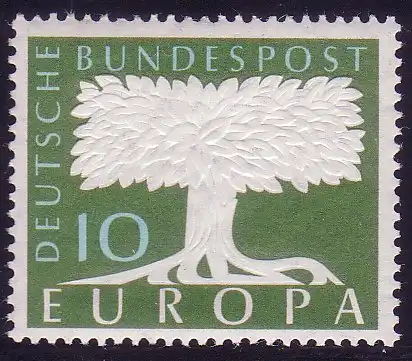 Union européenne 1958 République fédérale d'Allemagne 294 (n° 268 avec un point 5), ** / MNH