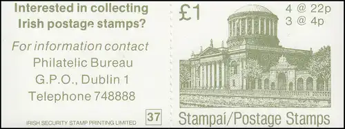 Carnets de marques de l'Irlande 6 architecture 1983, ** frais de port