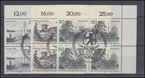 529-531 Vues de Berlin 1976, blocs ER-Quatre en haut à droite, ensemble ESSt Berlin