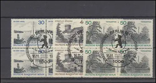 529-531 Vues de Berlin 1976, Quatre blocs, ensemble ESSt Berlin