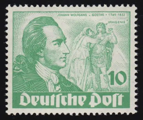 61 Goethe 10 Pf, postfrisch **