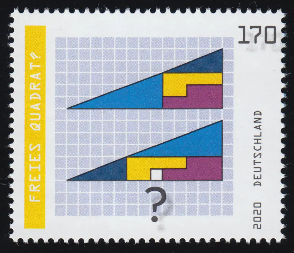 3537 Optische Täuschungen: Freies Quadrat?, postfrisch **