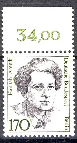 826 Frauen 170 Pf Oberrand ** postfrisch