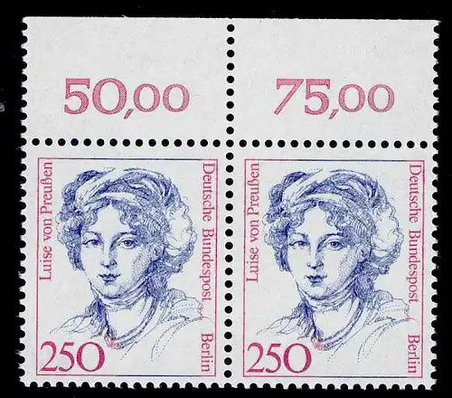 845 Frauen 250 Pf Paar OR ** postfrisch
