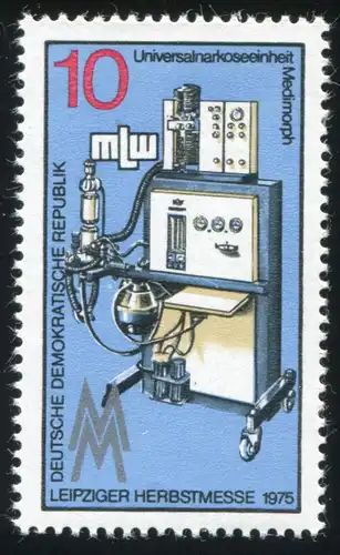 2076 Messe d'automne 10 Pf avec PLF tache claire à côté de la boule, champ 31, **