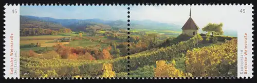 3336-3337 Panorama Badische Weinstraße, Konstricht, **