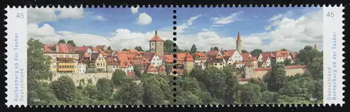 3454-3455 Panorama Rothenburg ob der Tauber, Zusammendruck, **