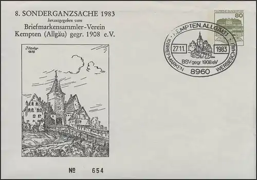 PU 117/111 Illertor BSV Kempten / Allgäu, SSt Stu Anshur 27.11.83