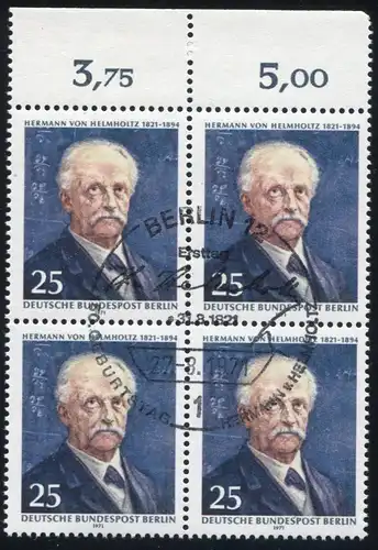 401 Helmholtz en tant que OR-Vbl. avec PLF Schild am S von FESTER-, Feld 14, ESSt Berlin