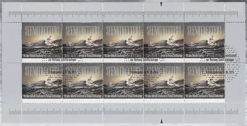 3153 Société de sauvetage Naufrageur: Bogen 10 sur le modèle de carton ESTE