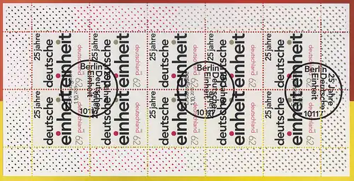 3182 Unité allemande: réunification - Bogen 10 sur modèle carton, ESTE