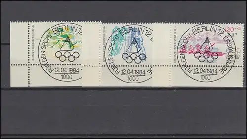 716-718 Sport Olympia Los Angeles 1984: ensemble de coins en bas à gauche, ESSt BERLIN
