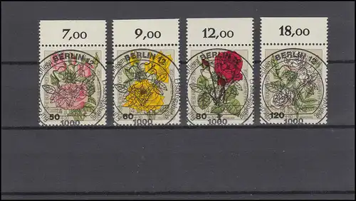 680-683 Wofa Roses de jardin 1982: ensemble de l'étage avec ESSt BERLIN 14.10.82