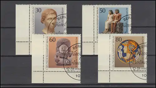 708-711 Kunstschätze in Berliner Museen 1984: Ecken unten links, ESSt BERLIN