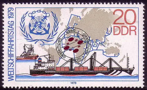2405 Weltschiffahrtstag O gestempelt