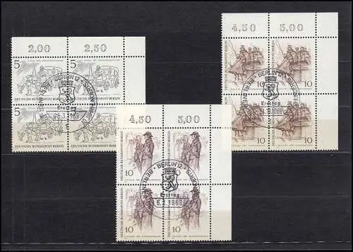 330-227 Berliner du 19ème siècle: ensemble Eckrand-Vbl. en haut à droite ESSt Berlin