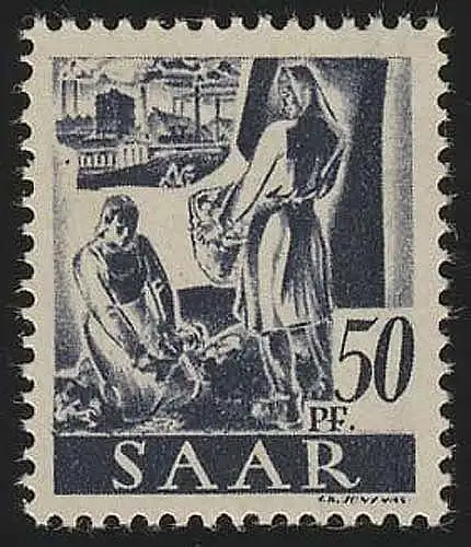 Sarre 220Z france 50 pf., sans filigrane, **