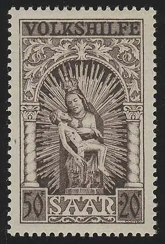 Sarre 271 Volkshilfe Peinture 50 Fr. **