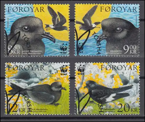 Danemark-Féerer 530-533 Protection de la nature 2005: Sternben, 4 valeurs, ensemble ESSt