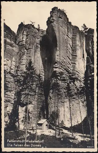 BS Feldbekleidungsamt der Luftwaffe 1/VIIII, AK Wekelsdorfer Felsendom, 15.1.44